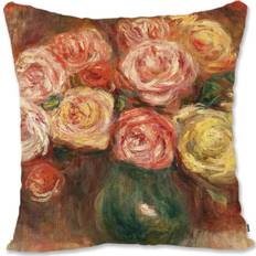 Textiles KEROTA Decorative Throw Pillow Case Impressionist Floral Renoir Bouquet Ii Cushion Cover