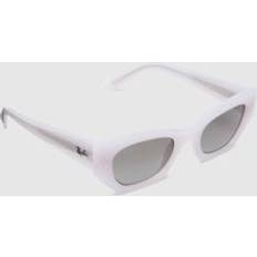 Ray-Ban white zena sunglasses