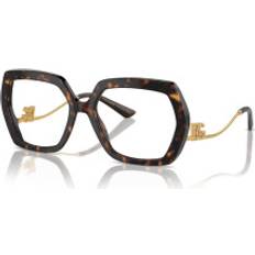 Glasögon & Läsglasögon Dolce & Gabbana DG3390B 502 56 Sköldpaddemönstradeshell Glasögon Kvinna