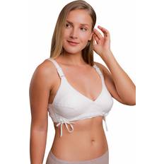 Organic Fabric - Women Bras Cottonique Women's Hypoallergenic Side-Tie Bra Made from 100% Organic Cotton 42C, Natural