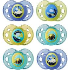 Tommee Tippee Anytime Silicone Soothers, Orthodontic Design, 18-36m, Pack of 6