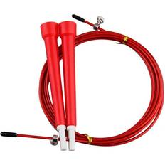 Fitness HOD Fitness Red 3 Metre Adjustable Steel Skipping Ropes Jump Cardio Exercise Fitness Gym Crossfit