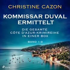 Tysk Lydbøger Kommissar Duval ermittelt: Die gesamte Côte d'Azur-Krimireihe in einer Box Band 1-9 Christine Cazon 9788727152004 (Lydbog, MP3, 2019)