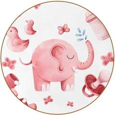 Ownta Elephant Baby Shower Pattern Premium Coaster 6