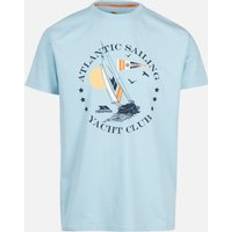 Trespass Herr T-shirts Trespass Cedarf Printed T-Shirt Aqua
