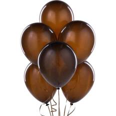 Latex Balloons Shatchi BROWN, 10 12Inch Plain Balloons Helium Latex Decorative Party Balloons