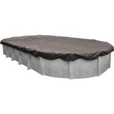 Robelle Magnesium Winter Pool Cover for Oval Above Ground Pools Grey