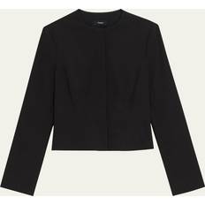 Theory Women Jackets Theory Cropped Peplum Jacket