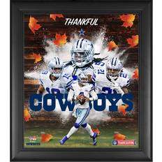 Dallas Cowboys Sports Fan Products Fanatics Authentic Dallas Cowboys Framed 15" x 17" Thanksgiving 2020 Collage