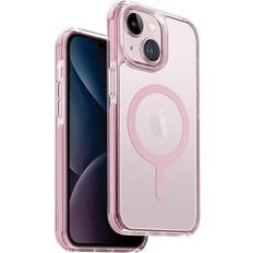 Uniq Combat Magclick opladningsetui til iPhone 15 Plus 14 Plus pink