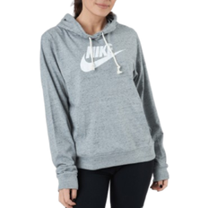 Mujer - Sí Suéteres Nike Sportswear Gym Vintage - Dark Grey Heather/White