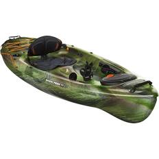 Plastic Kayaking Pelican Sit-On-Top Fishing Kayak ‎Basscreek 100xp Angler