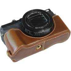 Canon PowerShot G5 X Mark II durable leather case Brown