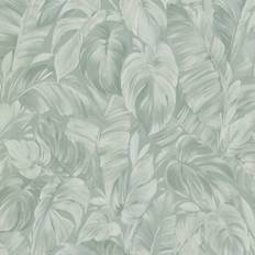 Erismann Sage Green 10416-07 Abode Play of Light Palm Leaves Wallpaper