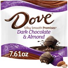 Dark chocolate candy DOVE Chocolate Promises Dark Chocolate Almond 7.61oz 1pack