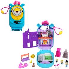 Despicable Me Play Set Mattel Polly Pocket Playset 1 Doll 2 Minions
