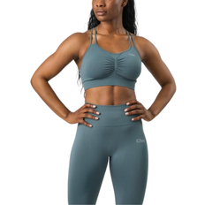 ICANIWILL Define Seamless Scrunch Sports Bra - Jungle Green