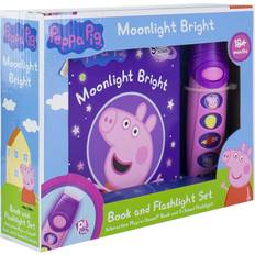 Peppa Pig Jouets pour bébés Pikids Peppa Pig Moonlight Bright Book & Flashlight Set