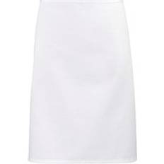 Premier Colours Mid Length Apron White
