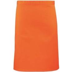 Textiles Premier Colours Mid Length Apron Orange