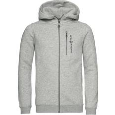 Jr Bowman Zip Hood - Grey Mel (2333520-925)