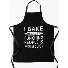 Textiles Famgem I Bake Because Punching Is Frowned Apron
