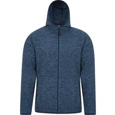 Gensere Mountain warehouse Mens Snowdon II Full Zip Hoodie Blue