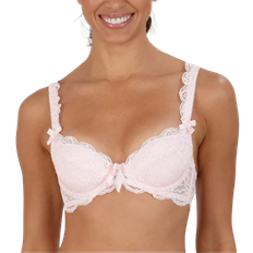 Little Women LULU Stretch Lace Underwired Bra - Pale Pink