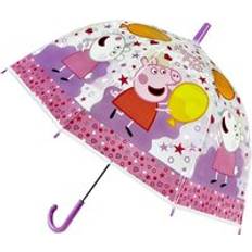 Girl's Peppa Pig Stick Umbrella - Purple