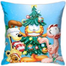Textiles KEROTA Garfield Christmas Tree Pilloases Cushion Cover