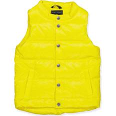 Ver De Terre Featherlight Sleeveless Button Down Shirt Vest - Black