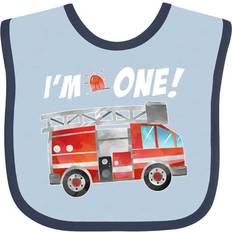 Baby care Inktastic I'm 1 Fire Truck 1st Birthday Baby Bib