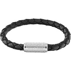 Tommy Hilfiger Exploded Braid Bracelet - Silver/Black