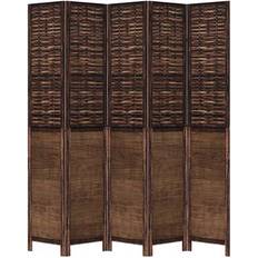 vidaXL Solid Imperial Dark Brown Rumdeler 180x220cm