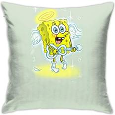 Textiles KEROTA Spongebob Squarepants Cotton Pillow Cushion Cover