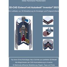 3D-Cad Entwurf mit Autodesk Inventor Dieter Kemmerer-Fleckenstein 9783758320453