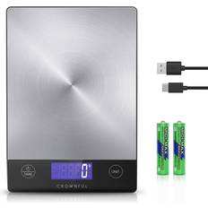 Crownful Rechargeable Food Kitchen Scale 15kg