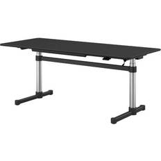 USM Haller Kitos E2 Plus Black Writing Desk 90x180cm