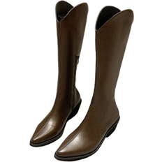 Western Cowboy Boots - Brown