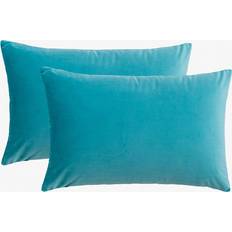 Velvet Decorative Throw Pillow Set 12x20 Inch