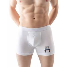 Mens briefs Green Fish Men's Fdmbxi- Boxer Briefs - White