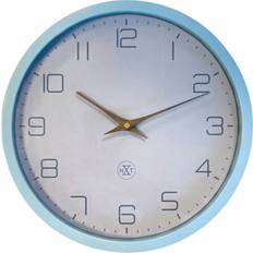 Paper Clocks Nextime ECO 11.8-Inch 11.8 H x 11.8 W x 1.6 D in Resin Blue Wall Clock 11.8"