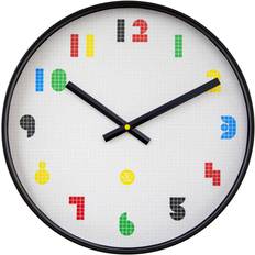 Nextime Väggklockor Nextime nXt Bit Svart-Vit/Multi Väggklocka