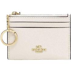 Coach Mini Skinny Id Case - Gold/Chalk