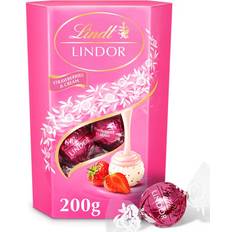 Lindor Strawberries Cream Chocolate Truffles