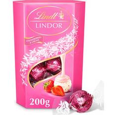 Strawberry Chocolates Lindt Lindor Strawberries Cream Chocolate Truffles 200g 1pack