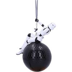 Nemesis Now Stormtrooper Wrecking Ball White/Black Christmas Tree Ornament 5.1"