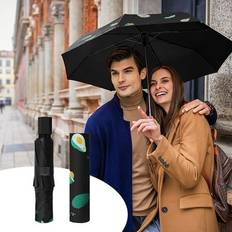 Umbrellas Ozmmyan The Portable Travel Umbrella Umbrellas For Rain Windproof Strong Compact Umbrella For Wind And Rain Perfect Shade Umbrella Gifts for Women