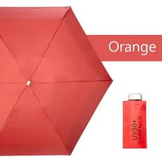 Umbrellas Ozmmyan Flat Lightweight Umbrella Parasol Folding Sun Umbrella Mini Umbrella Gifts for Women