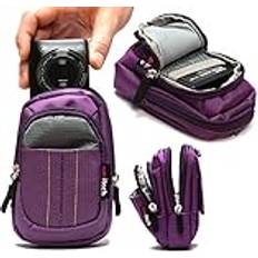 Navitech Purple Camera Case for Canon EOS M6 Mark II